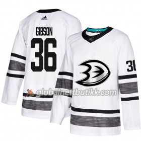 Anaheim Ducks Hockeydrakt John Gibson 36 Hvit 2019 NHL All-Star Adidas Authentic - Herre